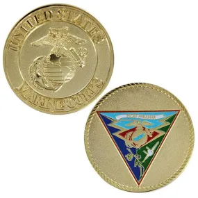 1-3/4" MCAS Miramar W/Plastic Sleeve Coin