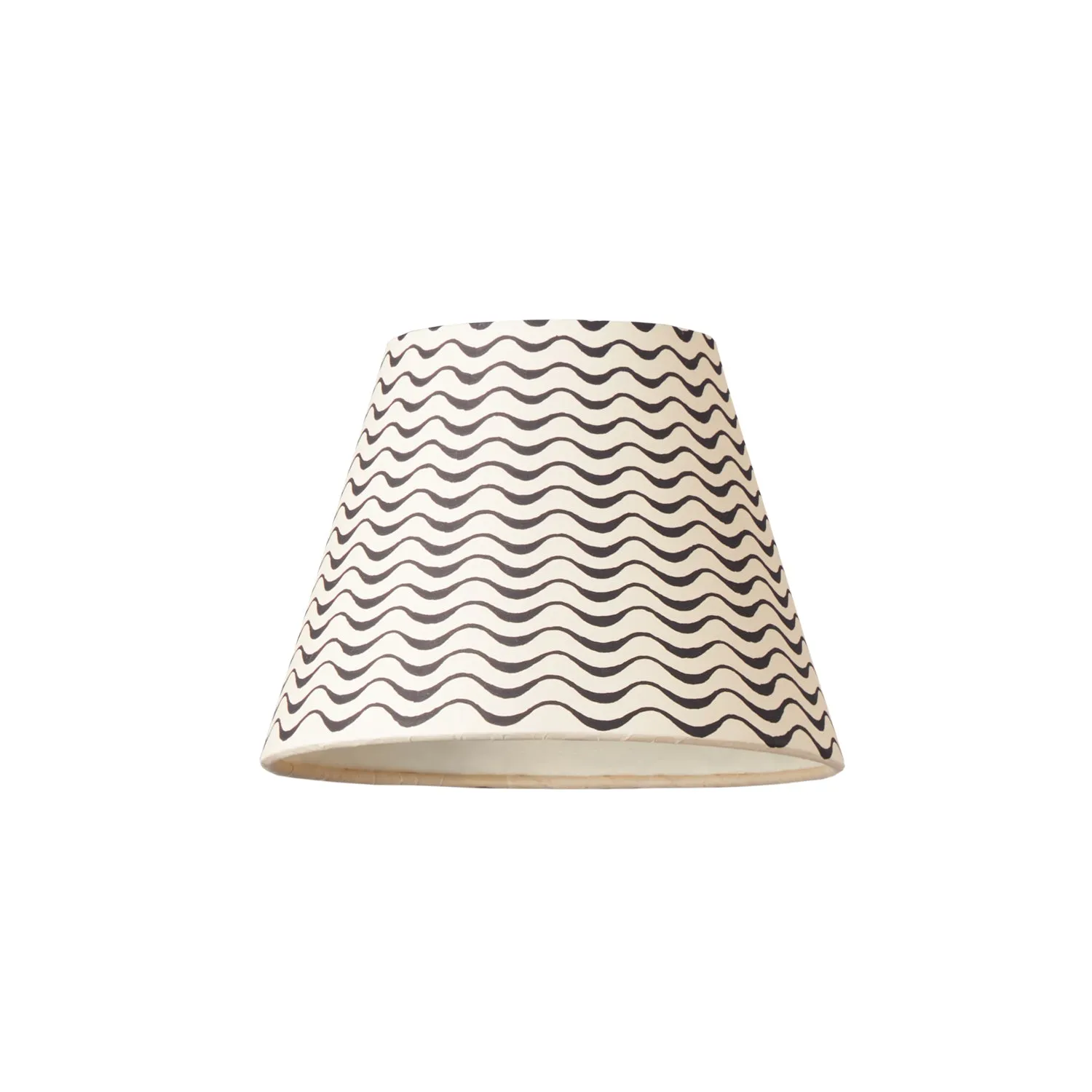 18cm pendant shade in jet ripples