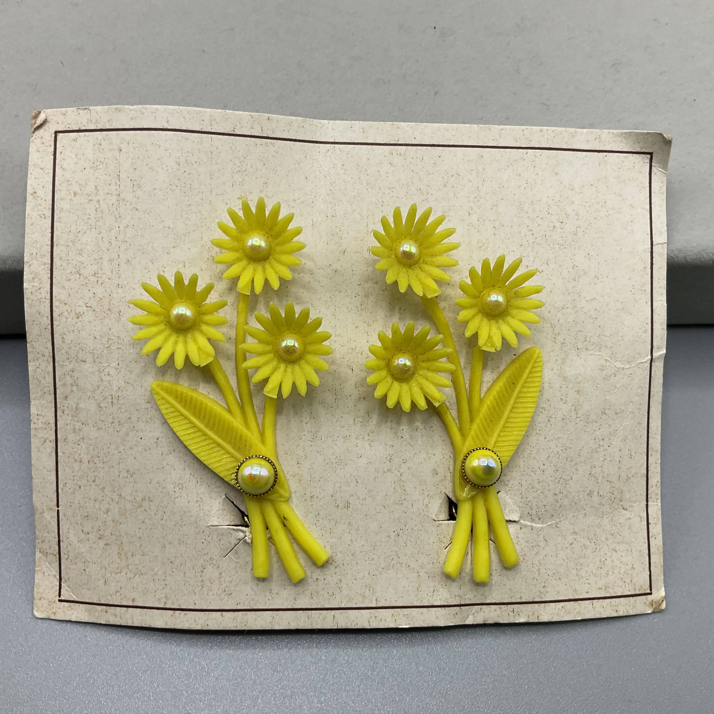 1960’s bouquet earrings