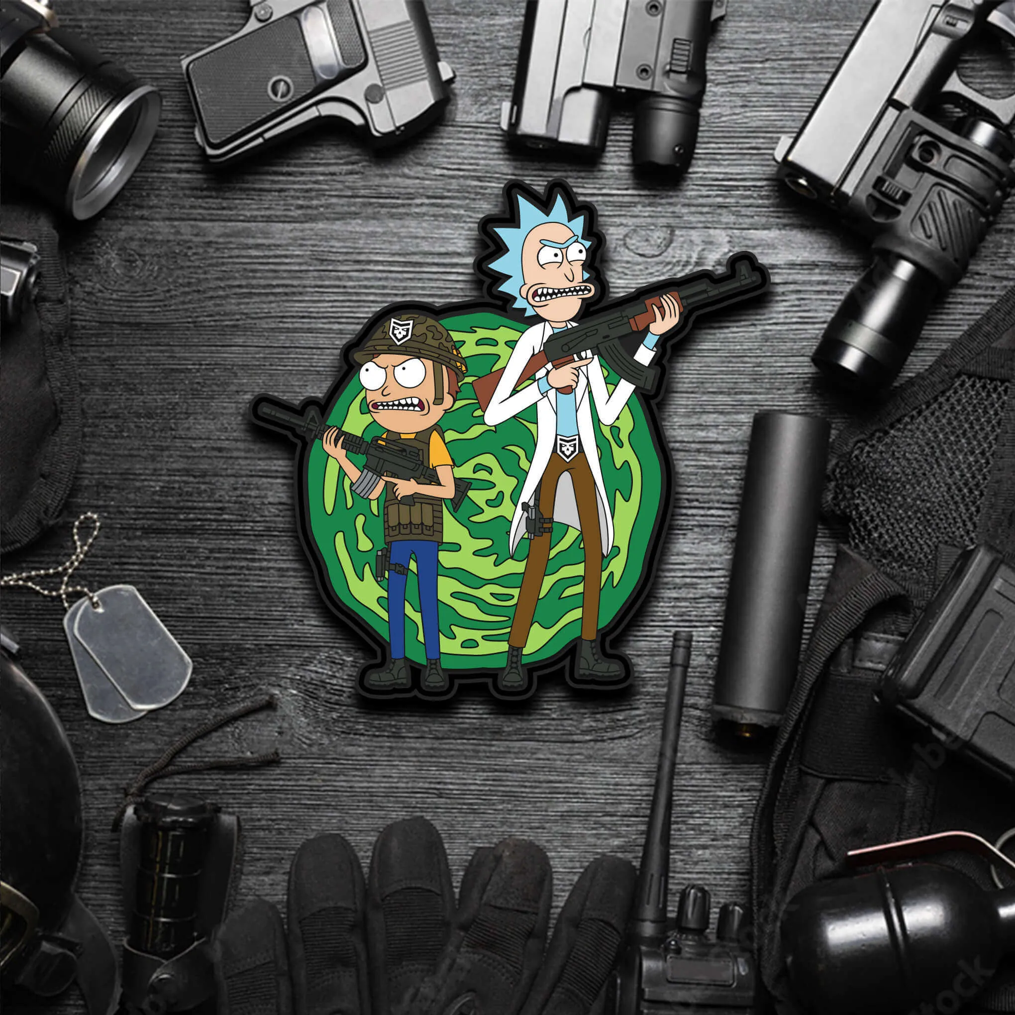 2A Rick & Morty PVC Patch