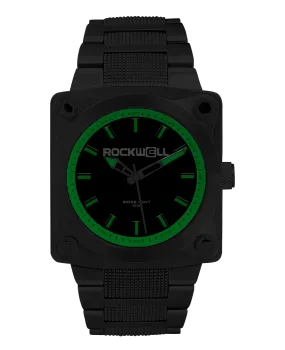 747 (Black/Green) Watch