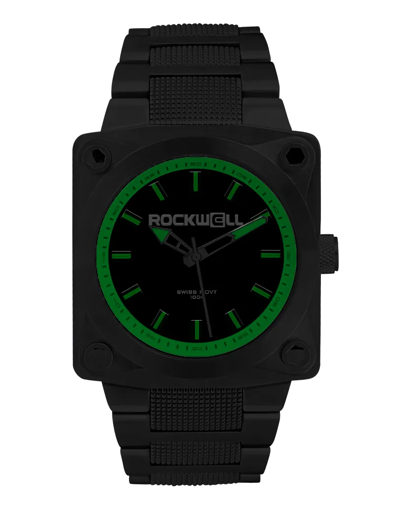 747 (Black/Green) Watch