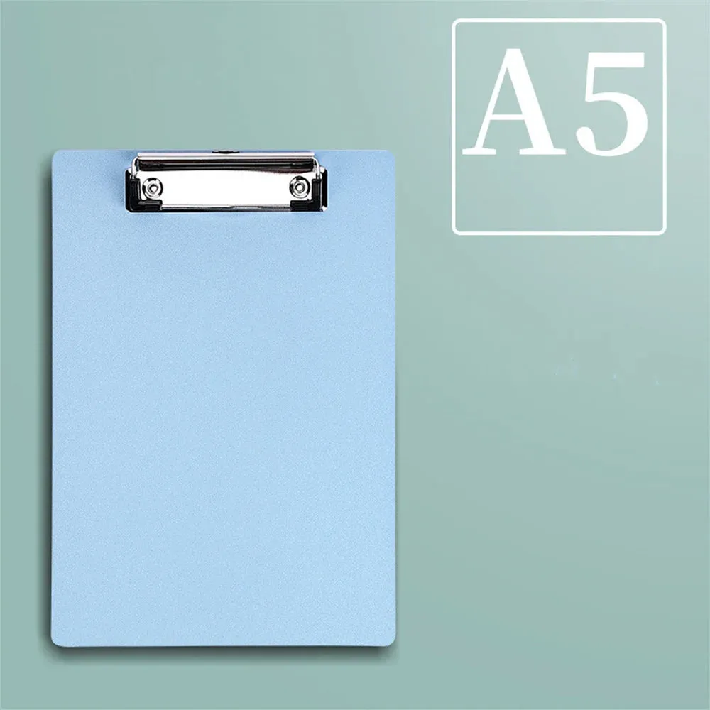 A5/A4 File Folder Clipboard Writing Pad Memo Clip Board Test Paper Organizer Writing Clamps School Office Stationary