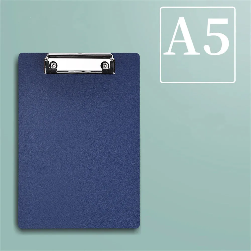 A5/A4 File Folder Clipboard Writing Pad Memo Clip Board Test Paper Organizer Writing Clamps School Office Stationary