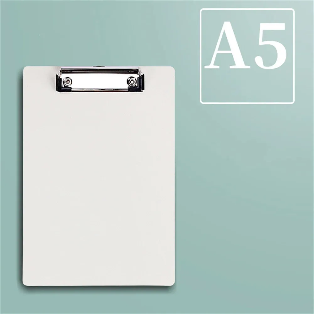 A5/A4 File Folder Clipboard Writing Pad Memo Clip Board Test Paper Organizer Writing Clamps School Office Stationary