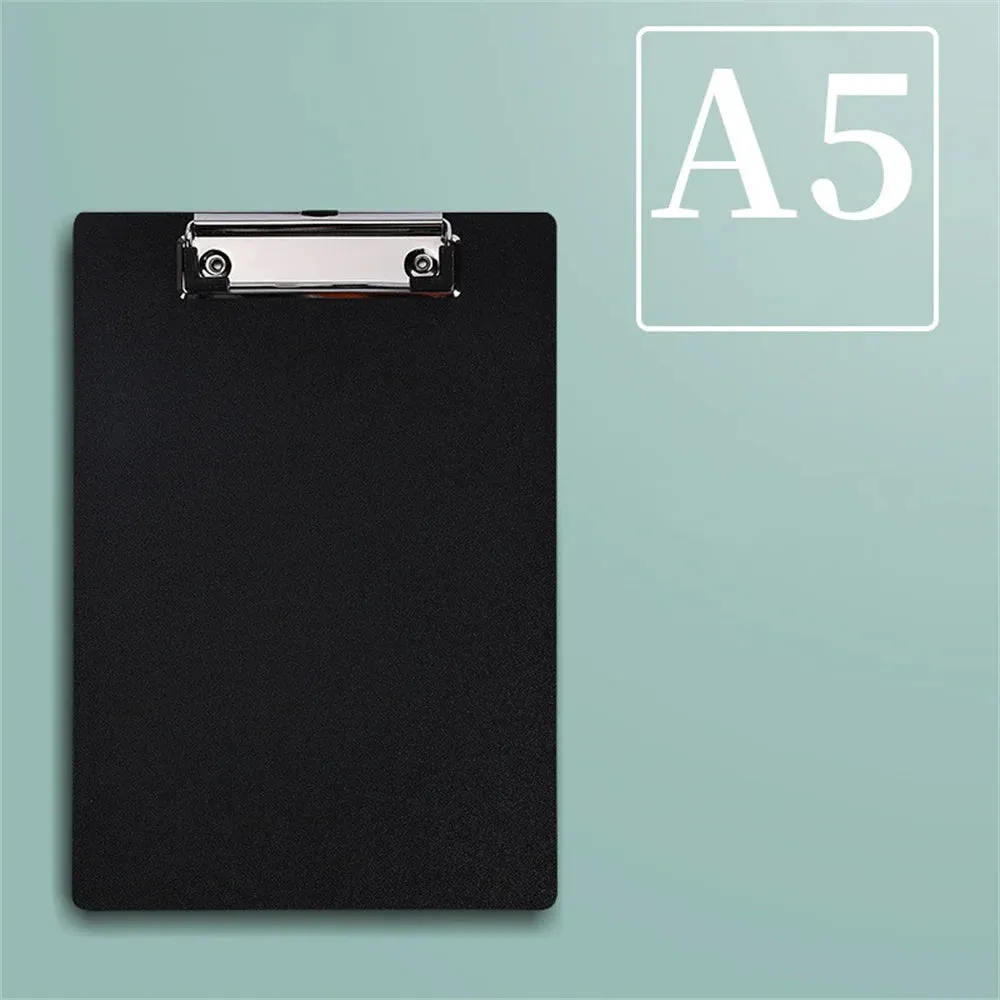 A5/A4 File Folder Clipboard Writing Pad Memo Clip Board Test Paper Organizer Writing Clamps School Office Stationary