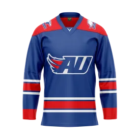 American University Dark Sublimated With Twill Authentic Jersey