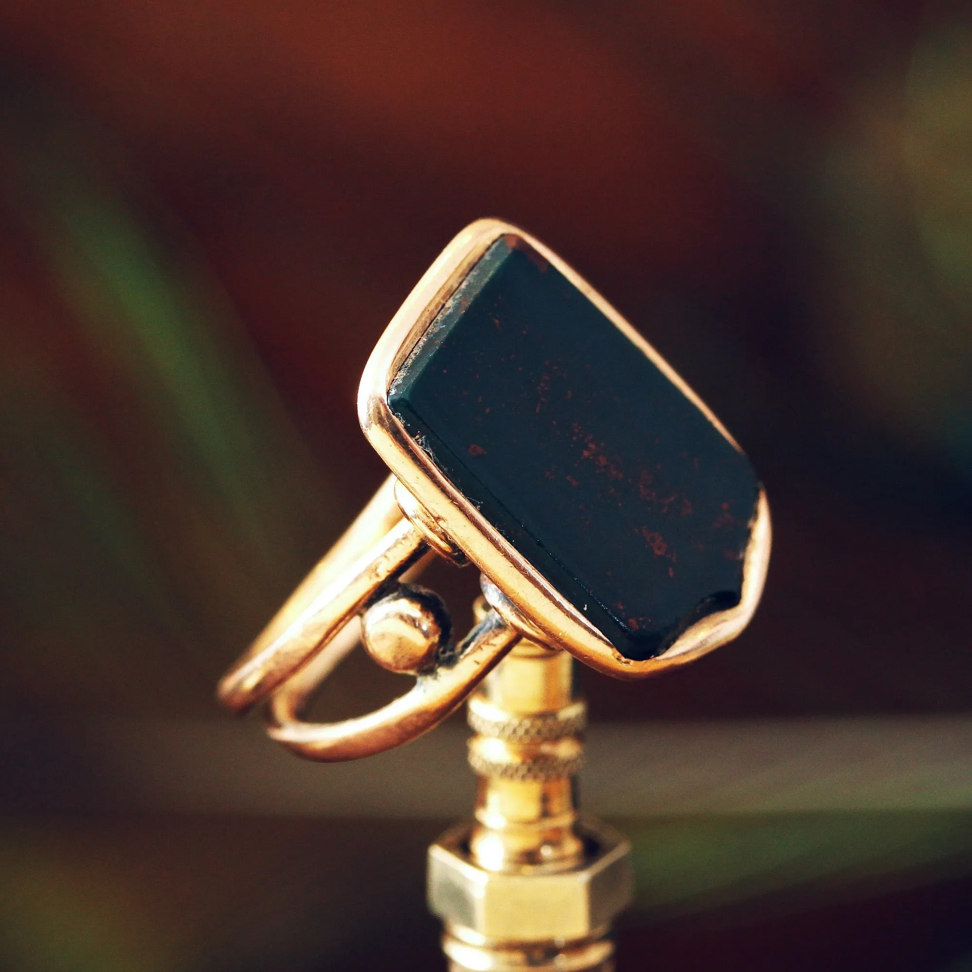 Antique Georgian Bloodstone Seal Ring