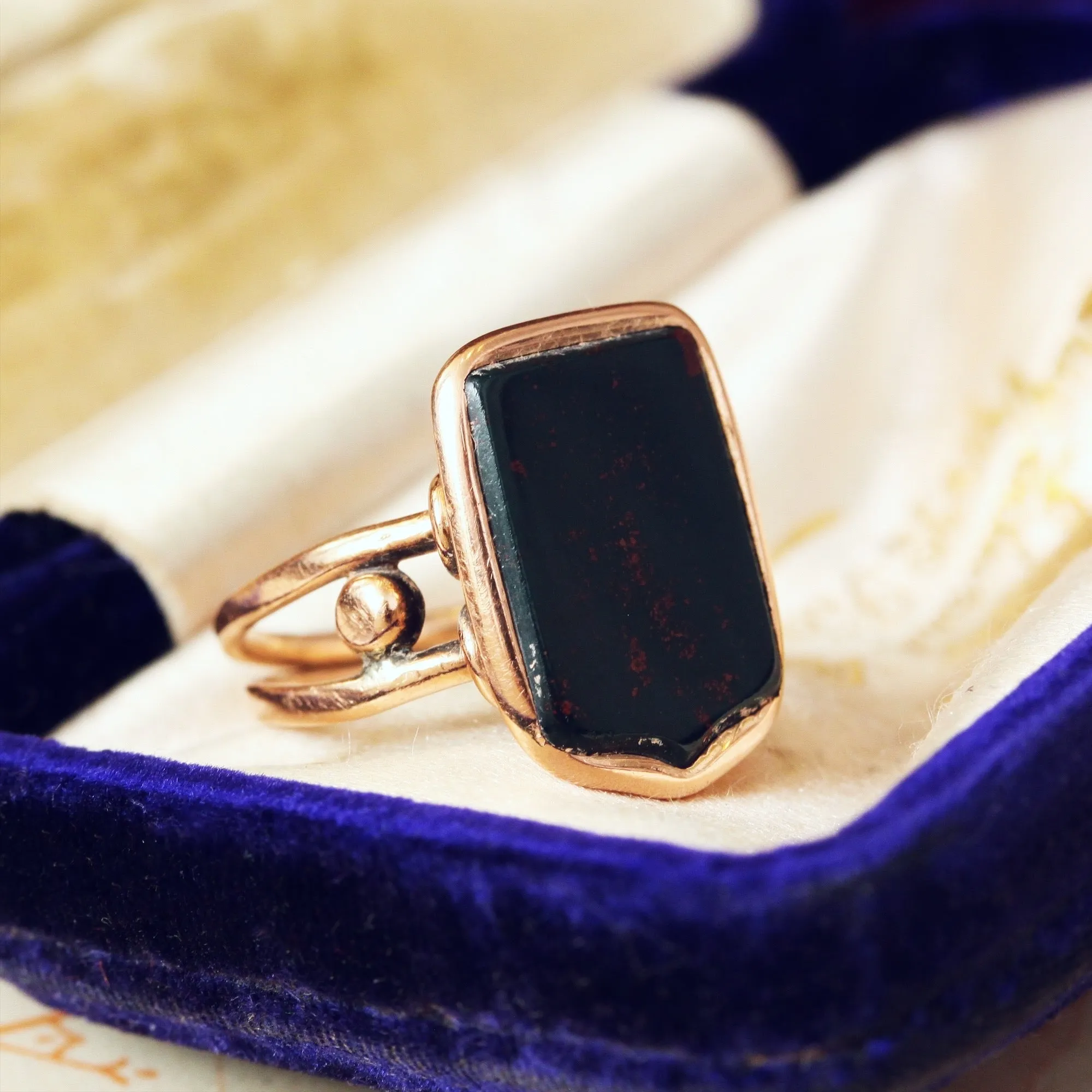 Antique Georgian Bloodstone Seal Ring