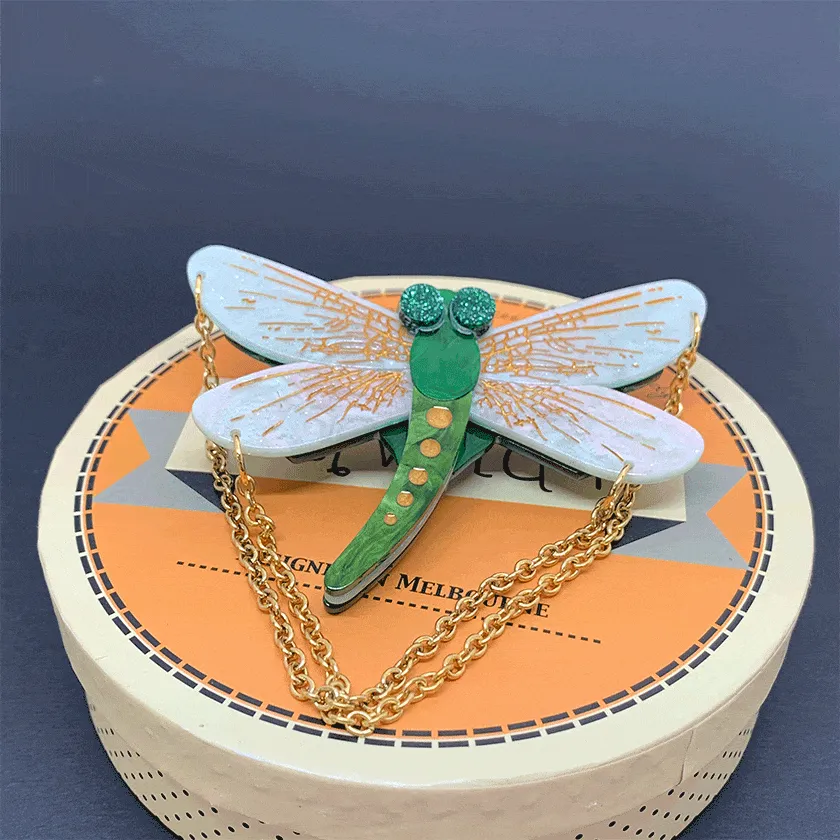 As The Dragon Flies Brooch