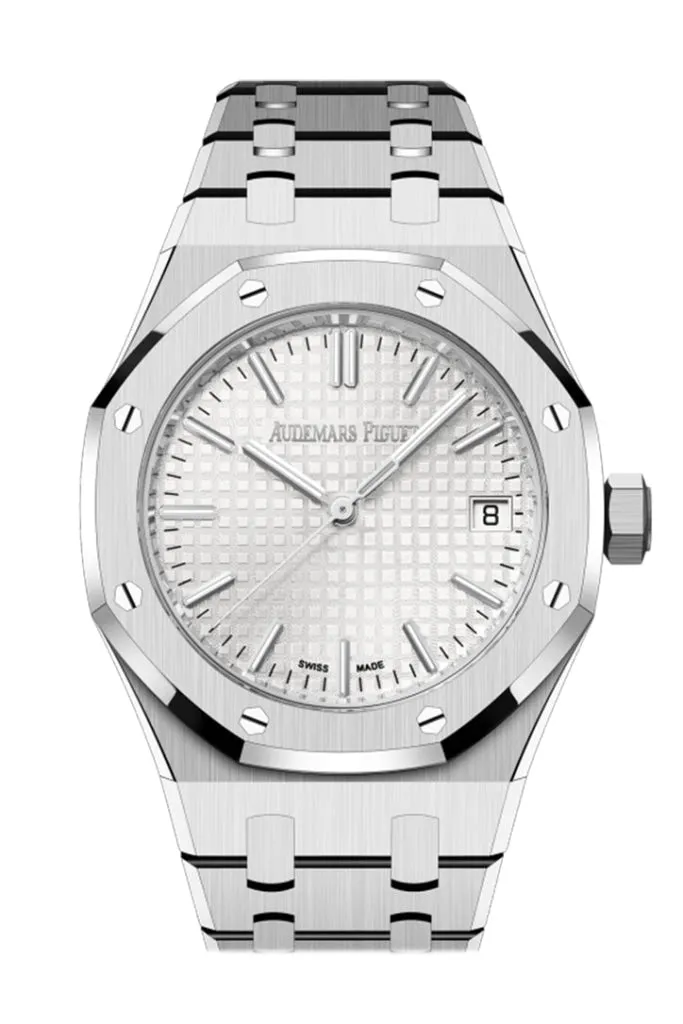 Audemars Piguet Royal Oak 37 Silver-toned dial Stainless steel Watch 15550ST.OO.1356ST.01