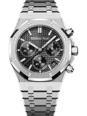 Audemars Piguet Royal Oak Selfwinding Chronograph Steel Black Dial 41mm Reference 26240ST.OO.1320ST.06