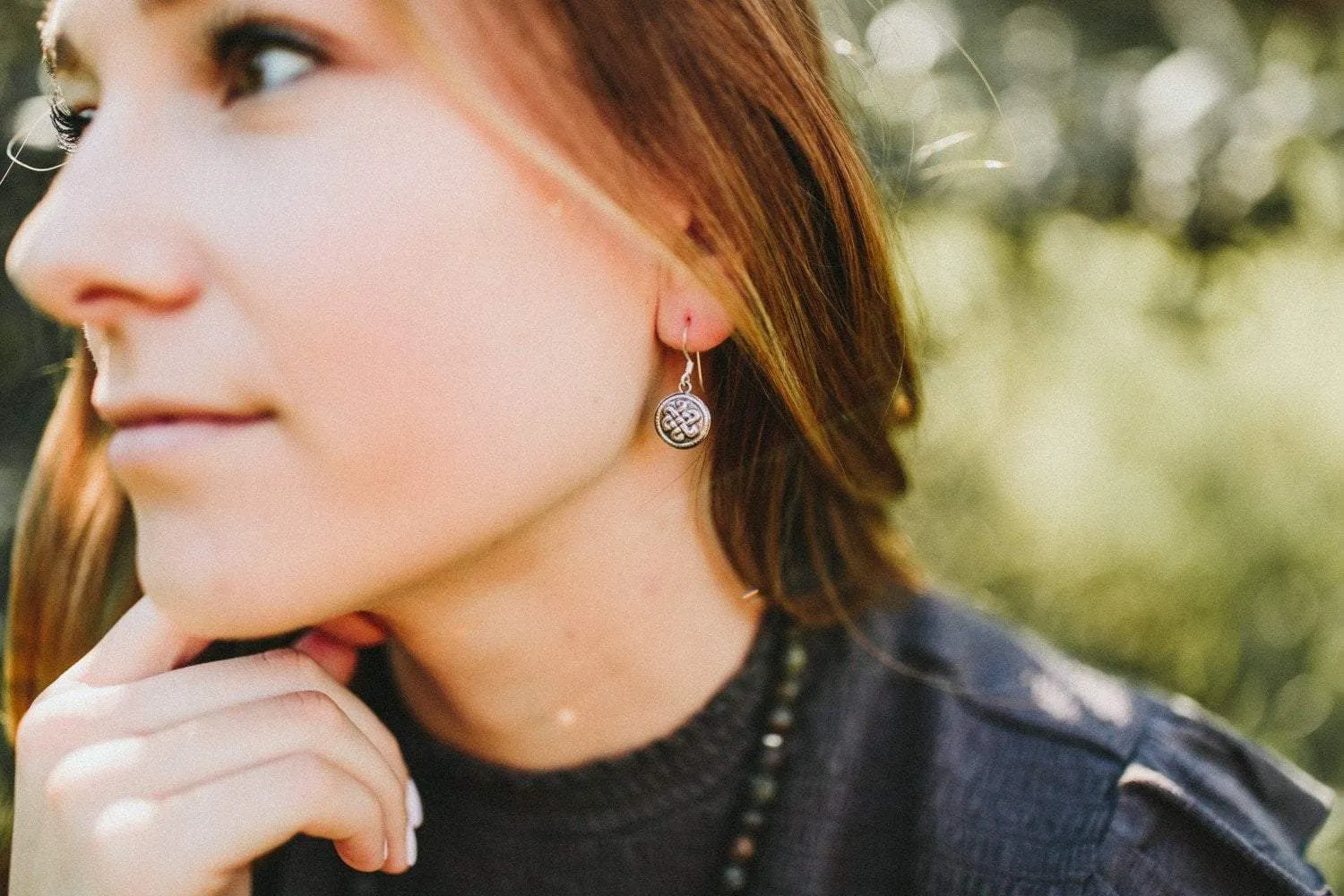 Auspicious Eternal Knot Earrings