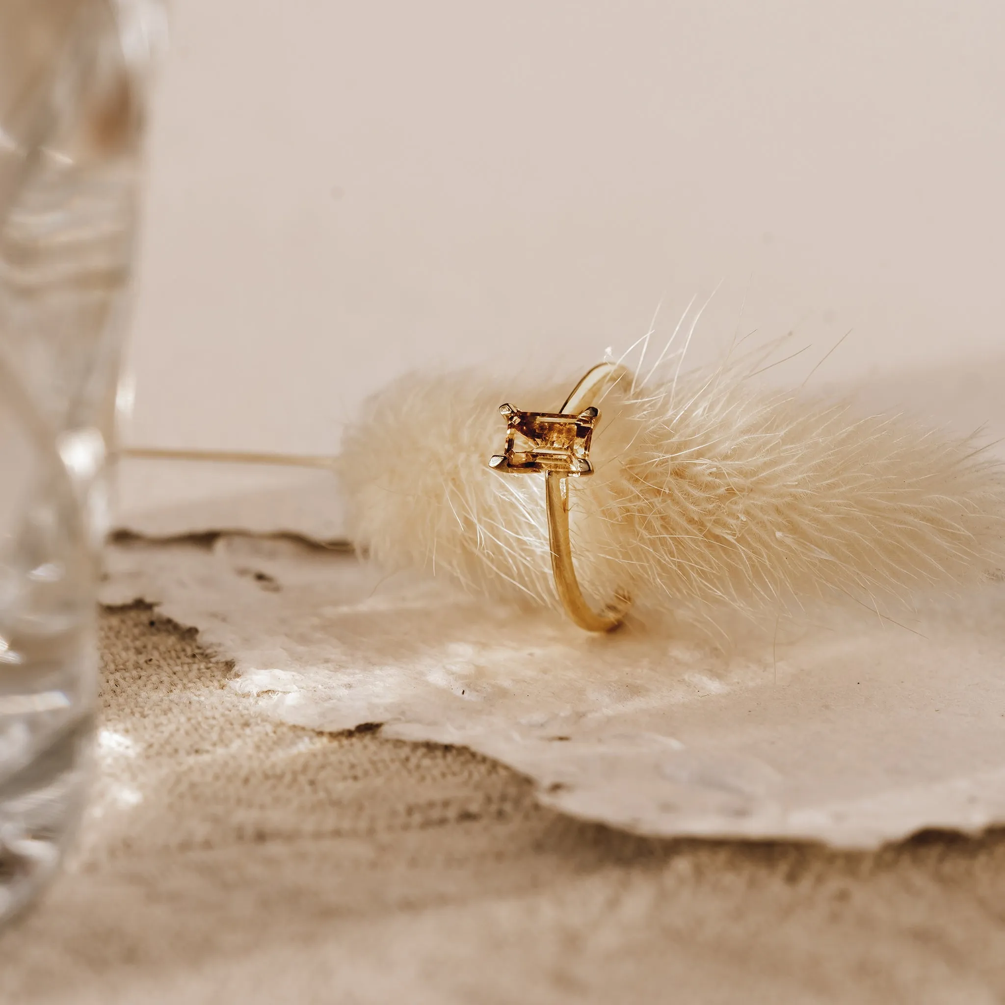 Baguette Ring Citrine - Charlotte