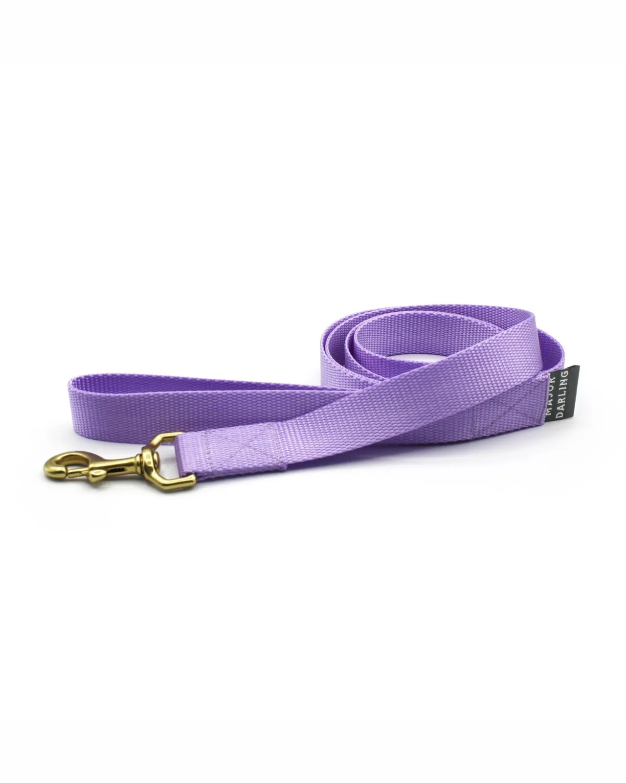 Basic Nylon Dog Leash in Lilac (Made in the USA)