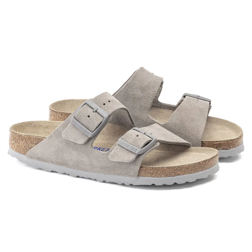 BIRKENSTOCK ARIZONA STONE COIN SUEDE - ADULTS