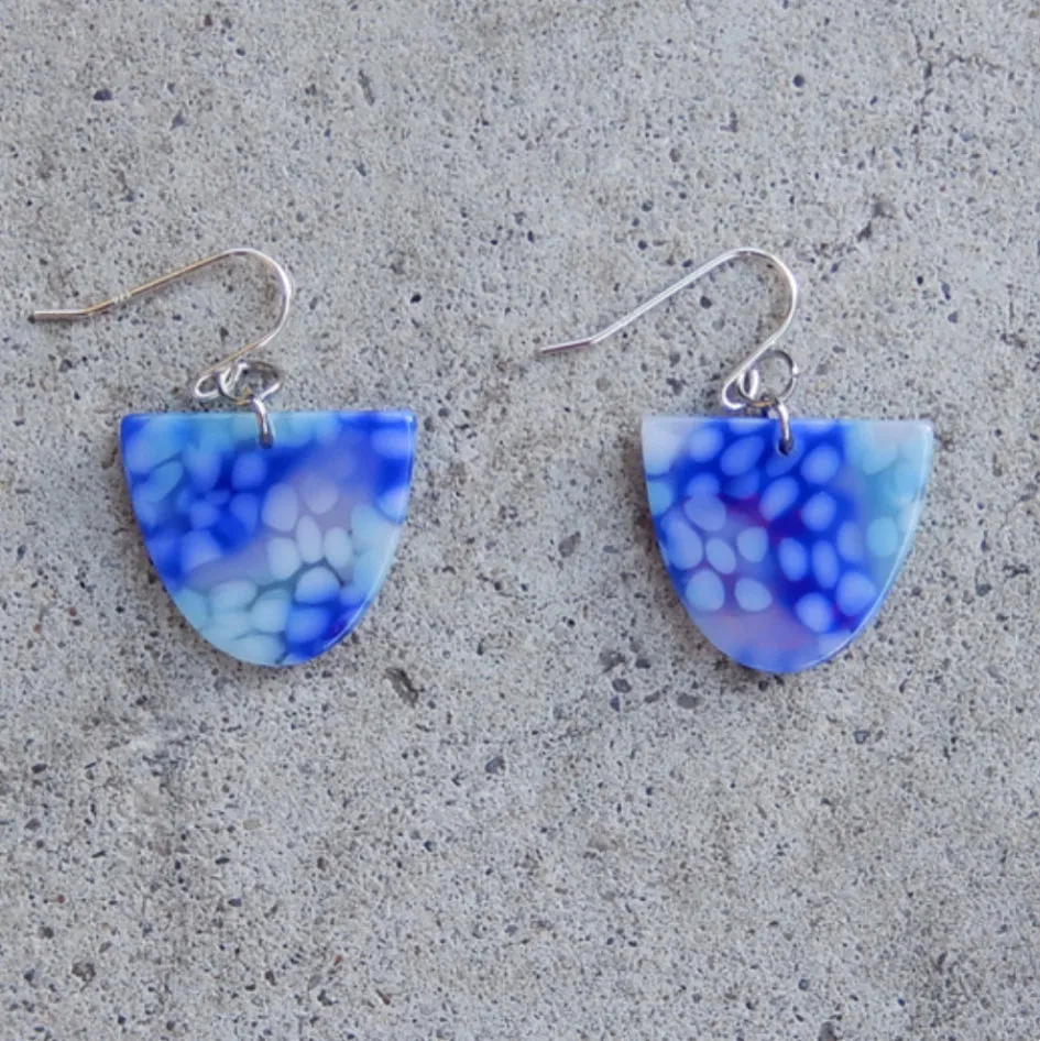 Blue Bubble Earring - Made in Toronto