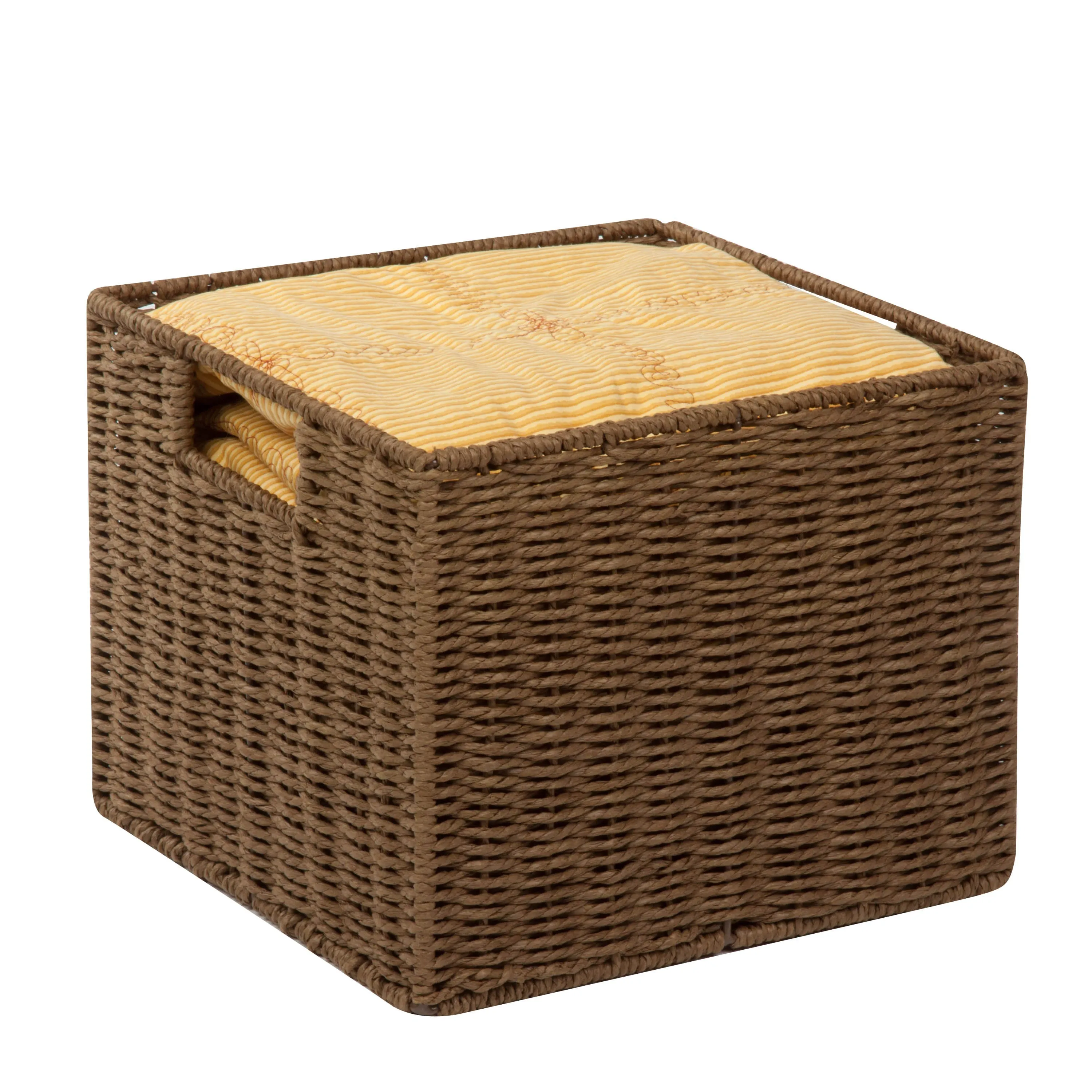 Brown Paper Rope Storage Crate