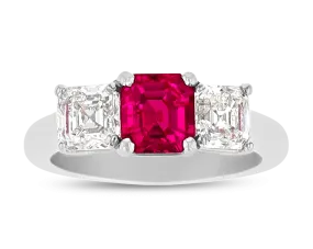 Burmese Ruby Ring, 1.14 Carats