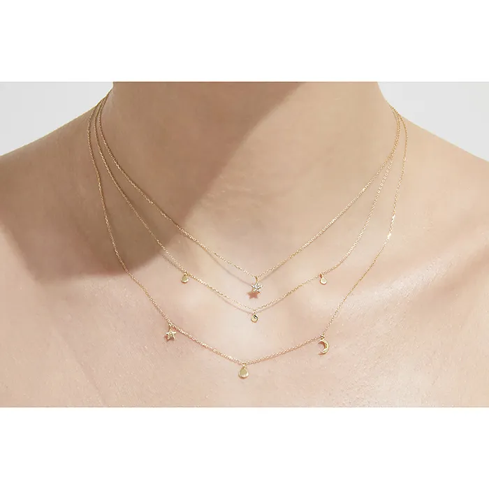 By Charlotte 14k Gold Lunar Necklace