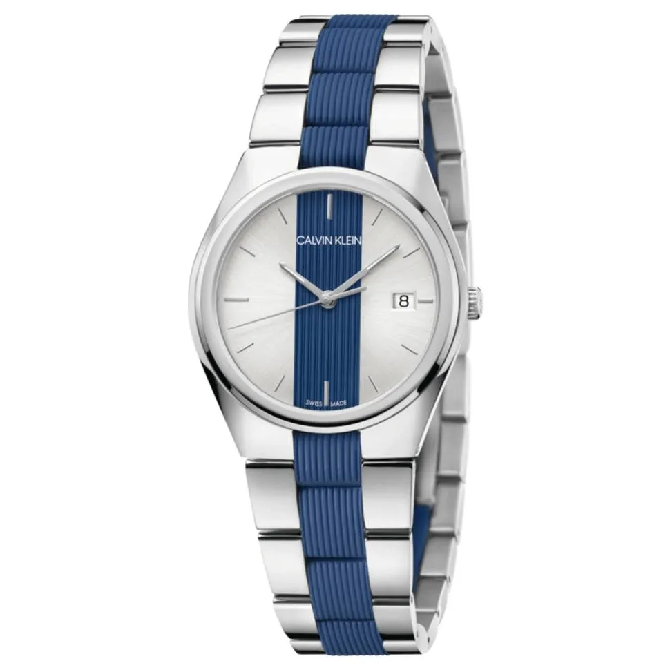 Calvin Klein Contrast Two-Tone Women's Watch| K9E231VX