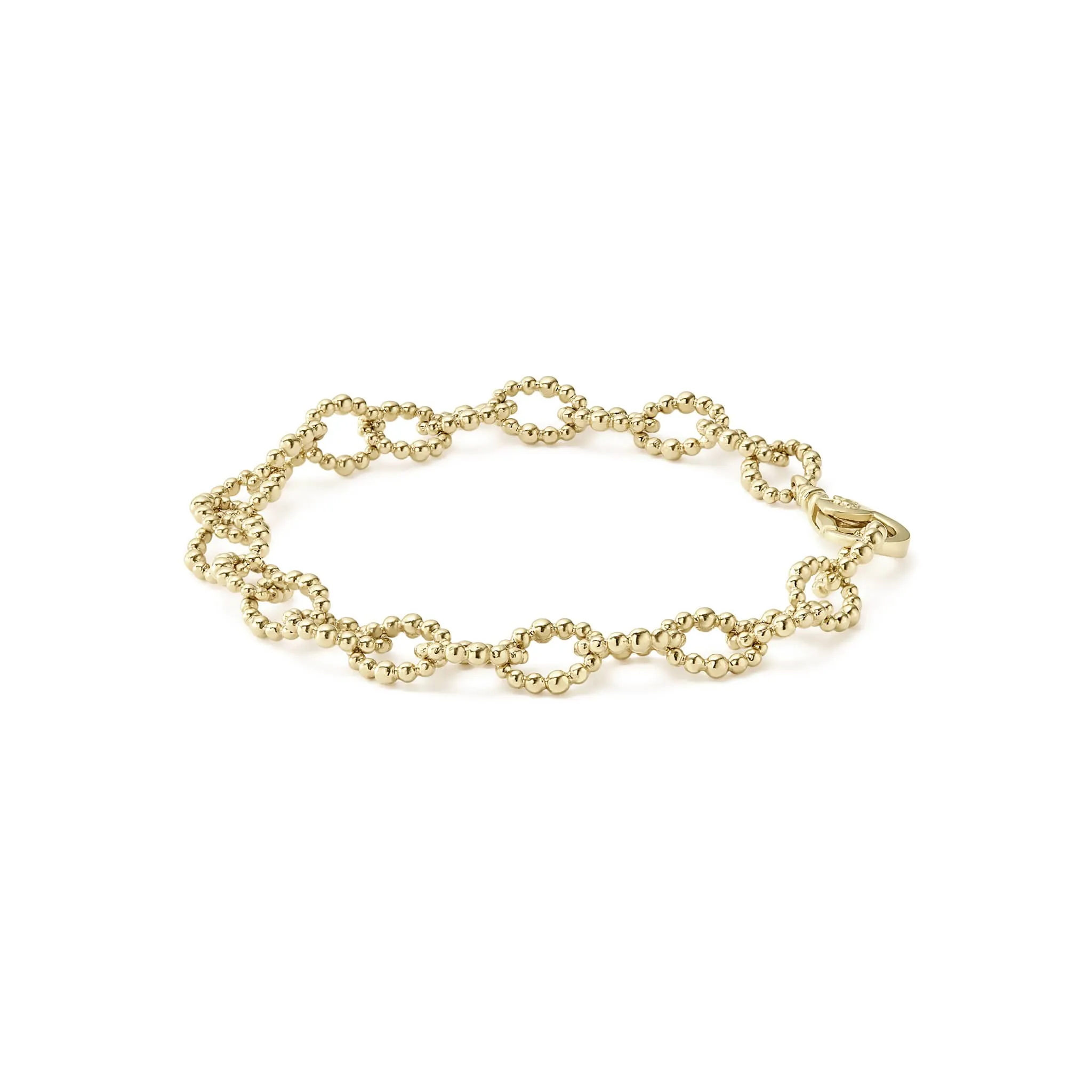 Caviar Gold 18K Gold Large Link Bracelet