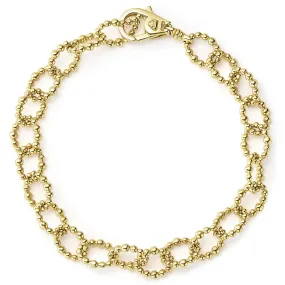 Caviar Gold 18K Gold Large Link Bracelet