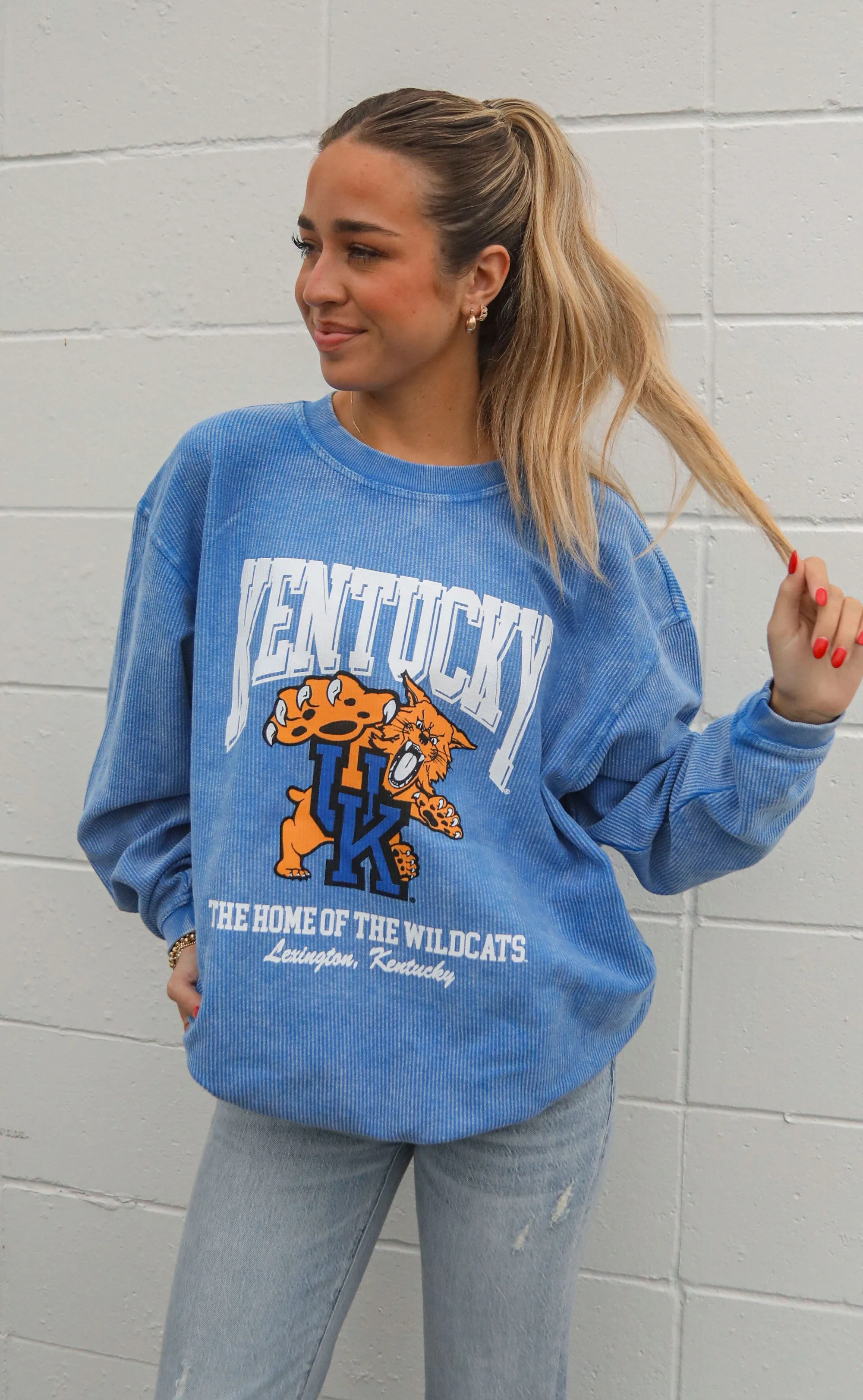 charlie southern: kentucky mascot corded sweatshirt