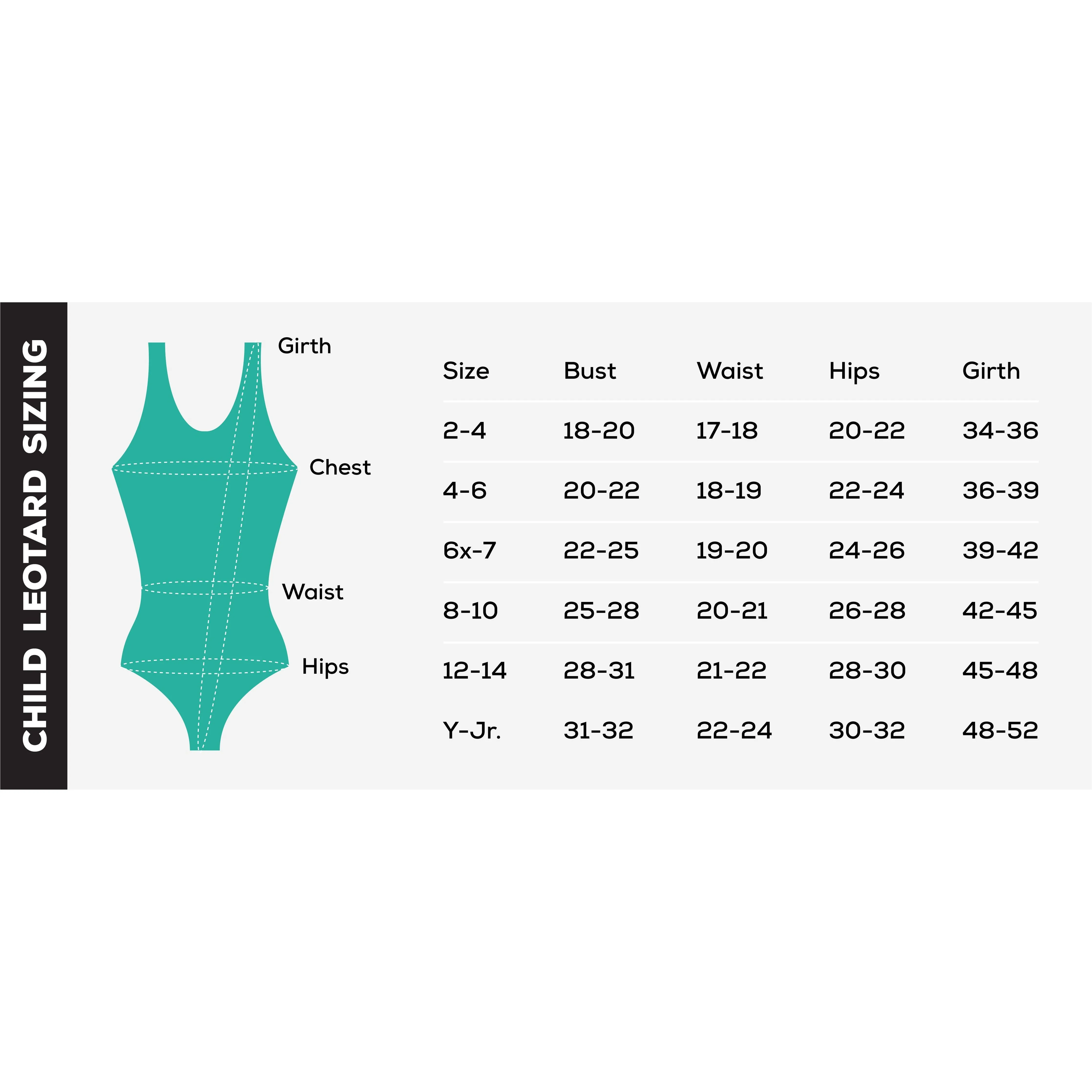 Child Pinch Front Empire Waist Leotard - Hunter Green