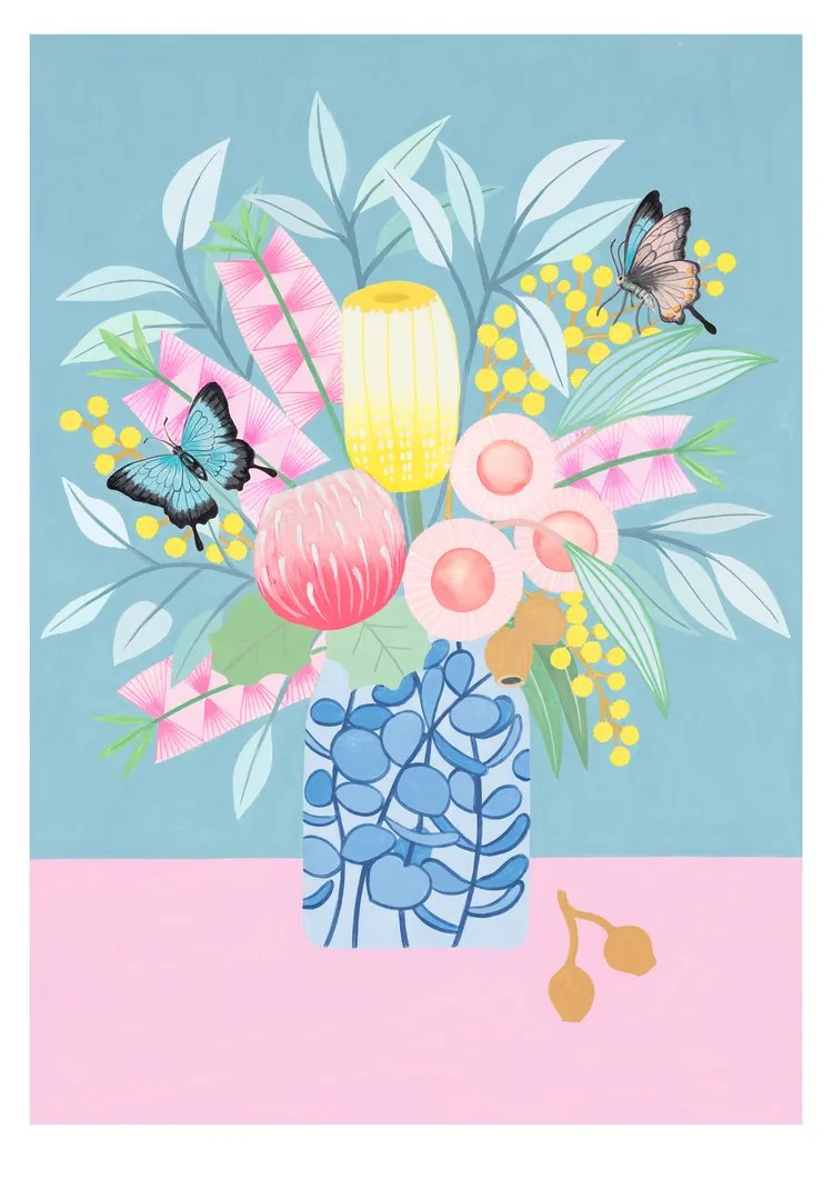 Claire Ishino Print - The Ulysses Butterfly