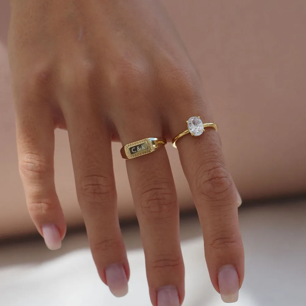 Classic Diamond Ring in Gold