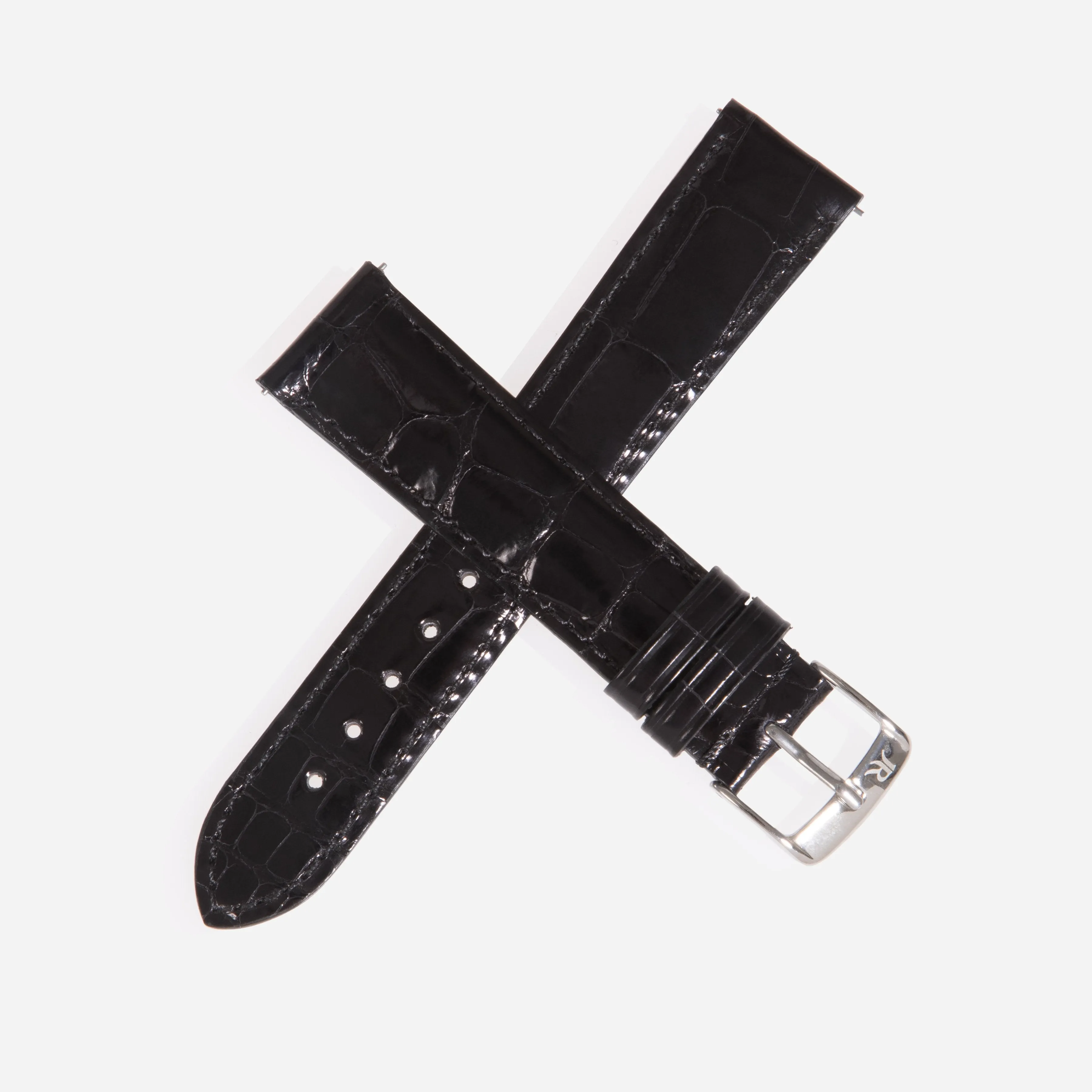 Classique Glossy Alligator Watch Strap