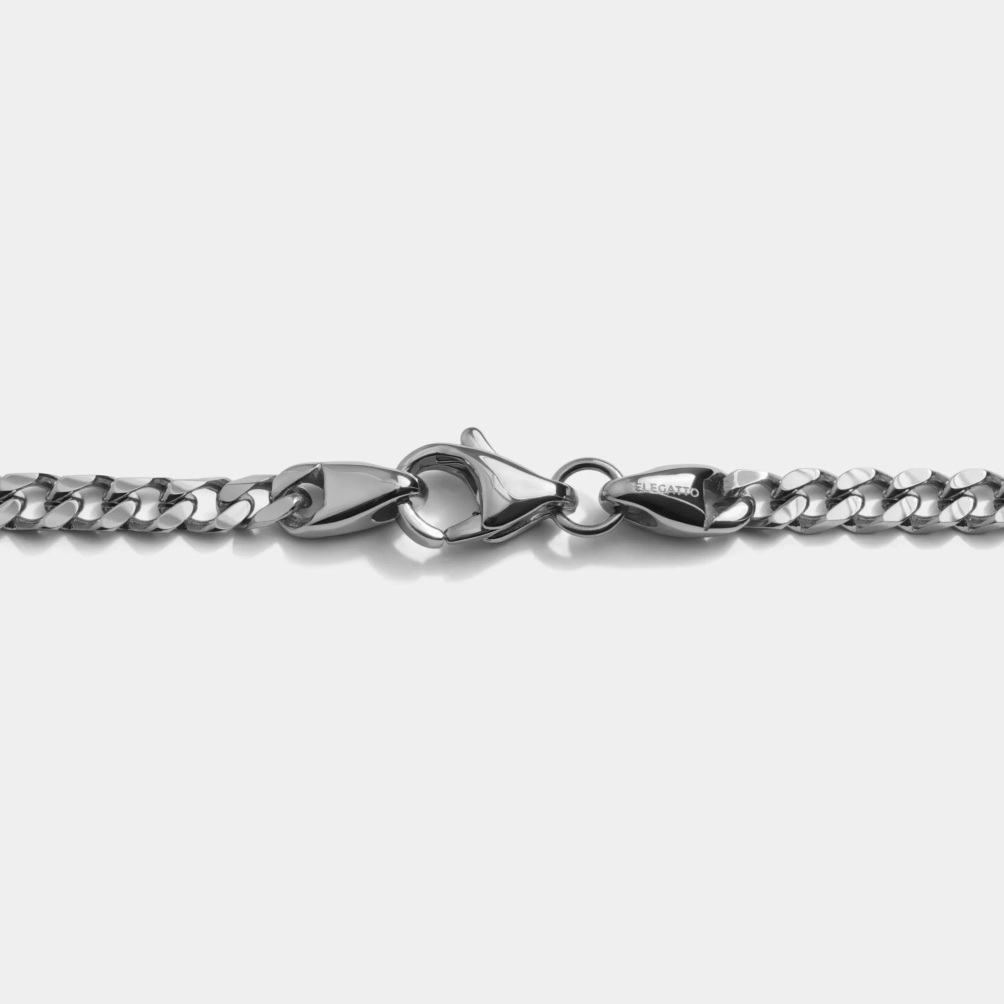 Cuban Chain Necklace Silver (4mm)