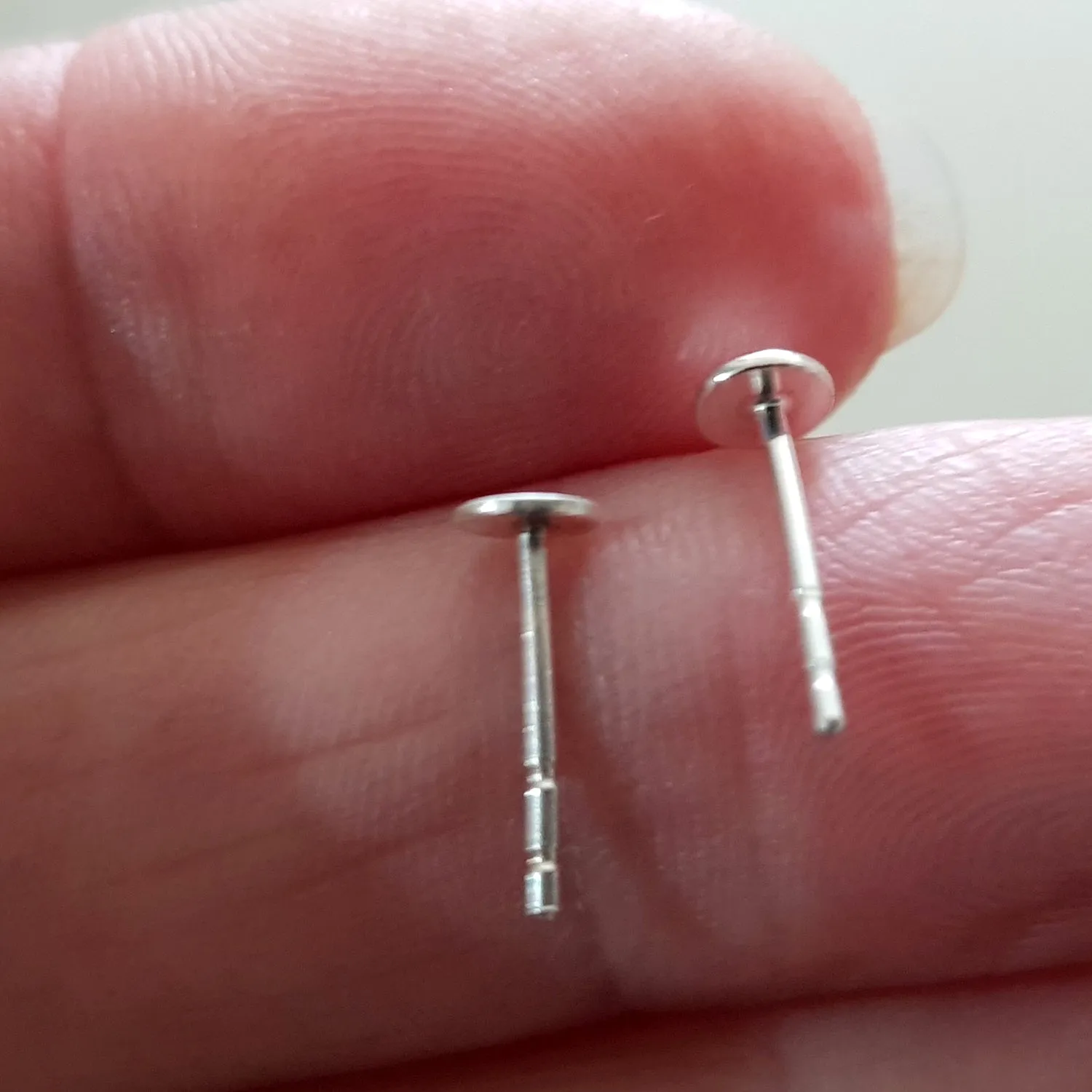 Earring Posts 4mm Sterling Silver | SS-0024EP | Jewellery Making Supply