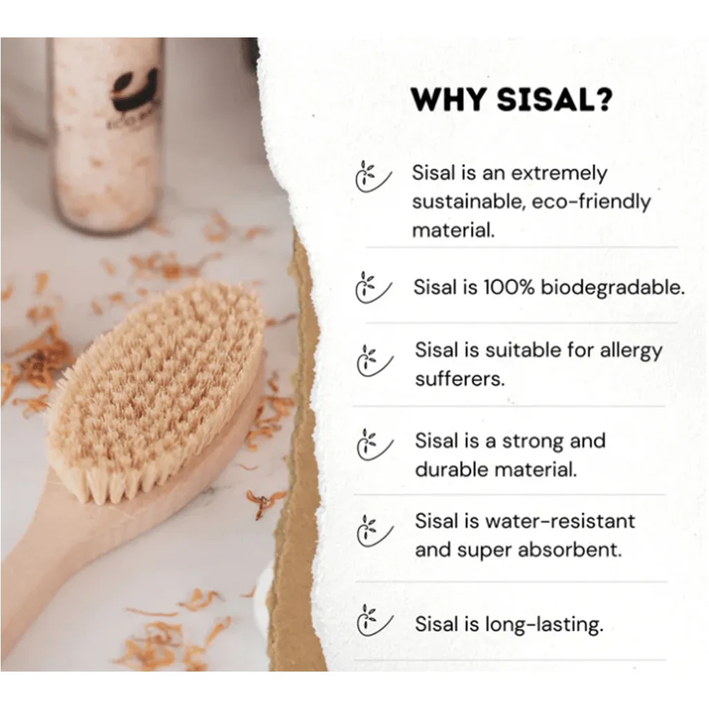 Eco Bath Natural Sisal Body Brush