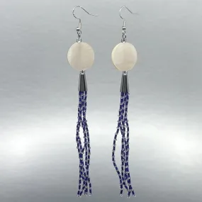 ER - Hoover Girls; Beaded Tassel, Mother of Pearl