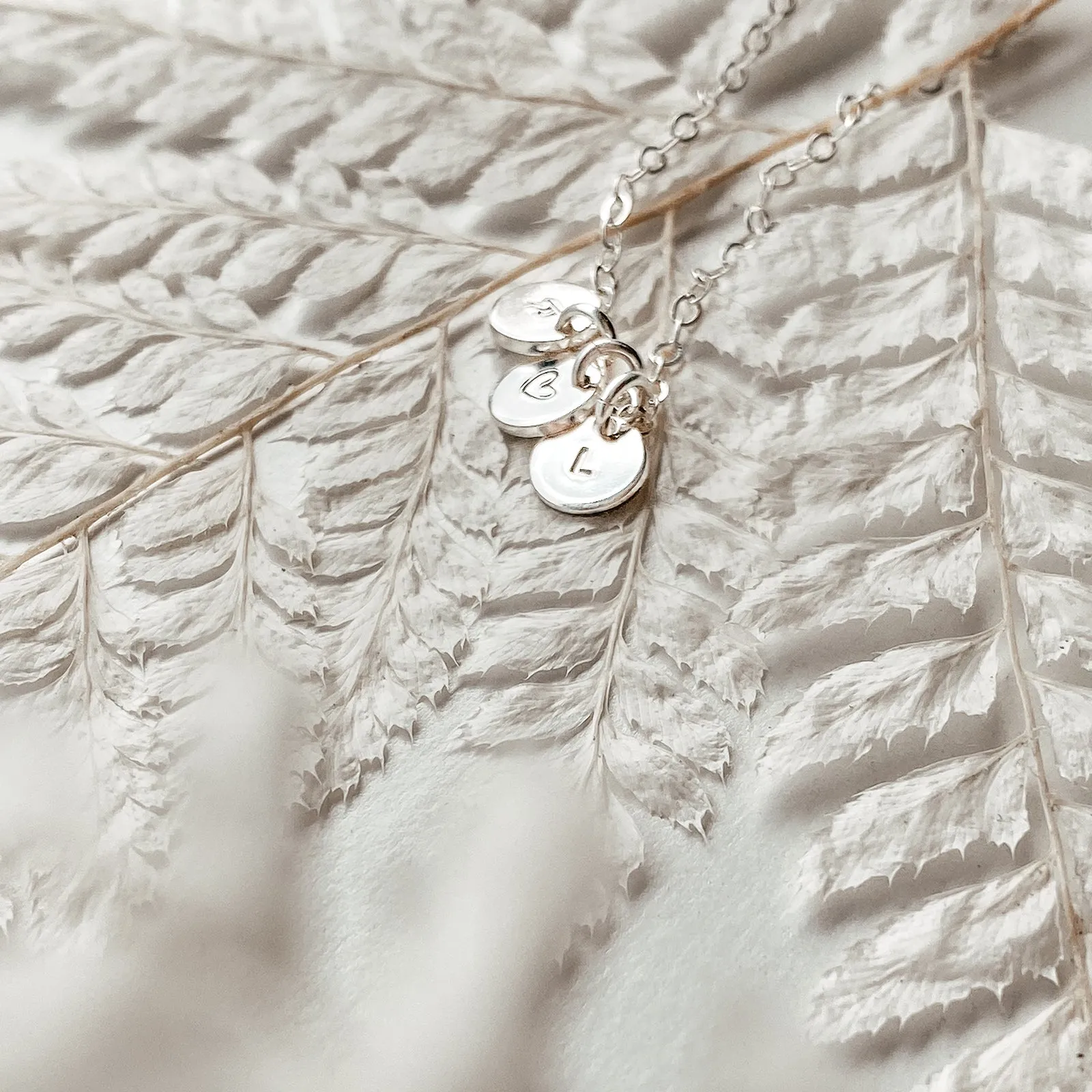 Florence • Tiny Pendant Necklace • Choose Number of Pendants