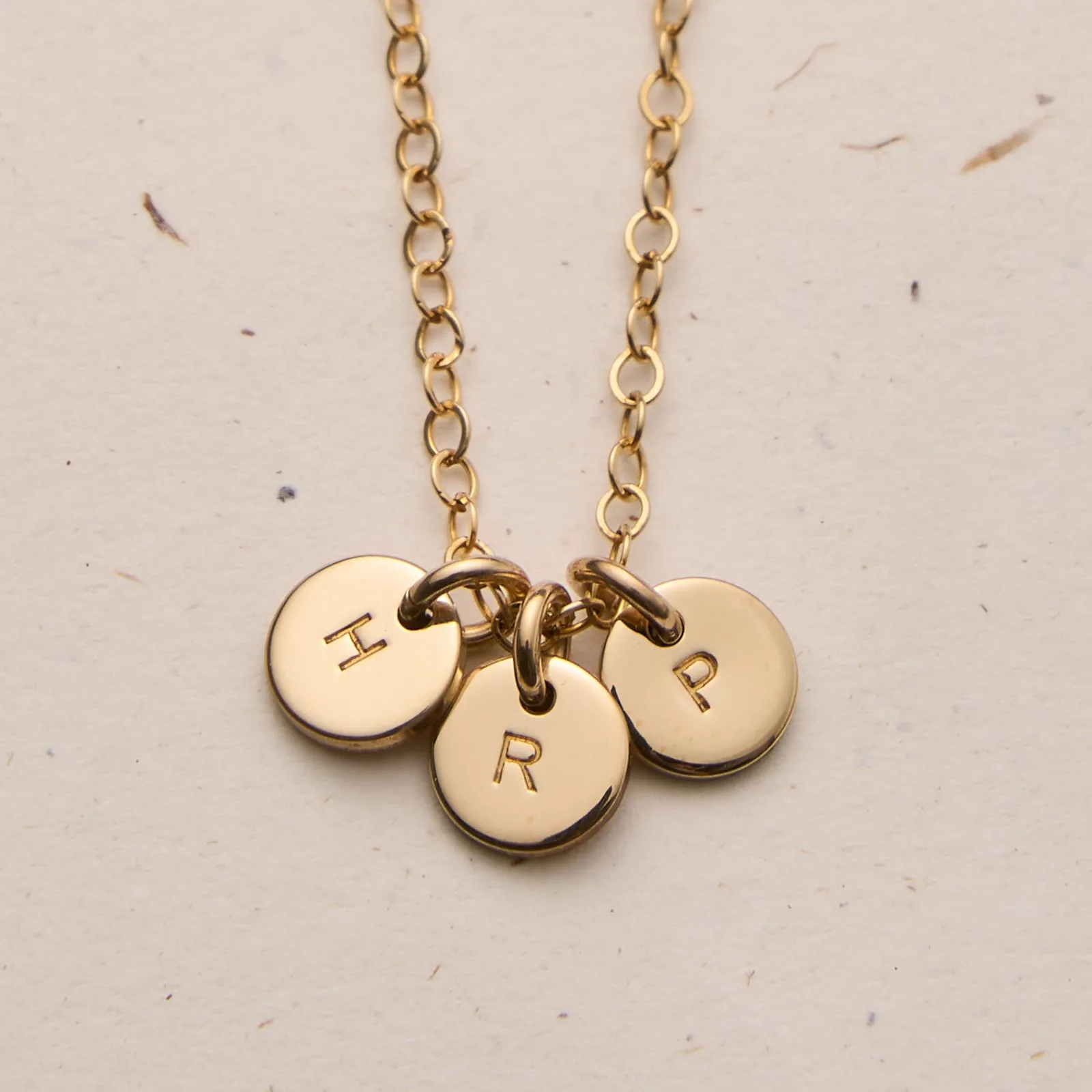 Florence • Tiny Pendant Necklace • Choose Number of Pendants