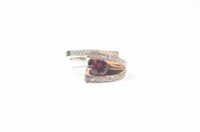 Frank Reubel Two-tone Pink Topaz Ring