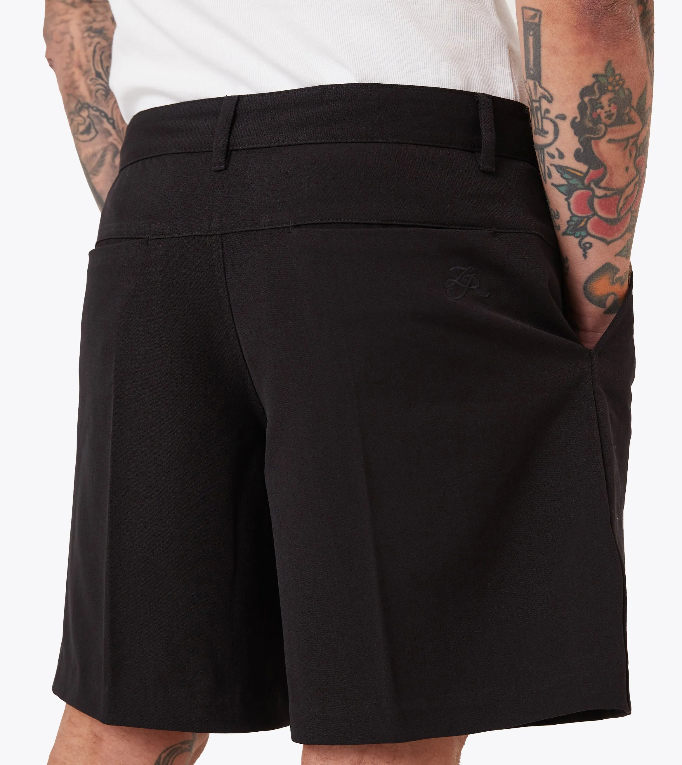 Herringbone Flow Short Black