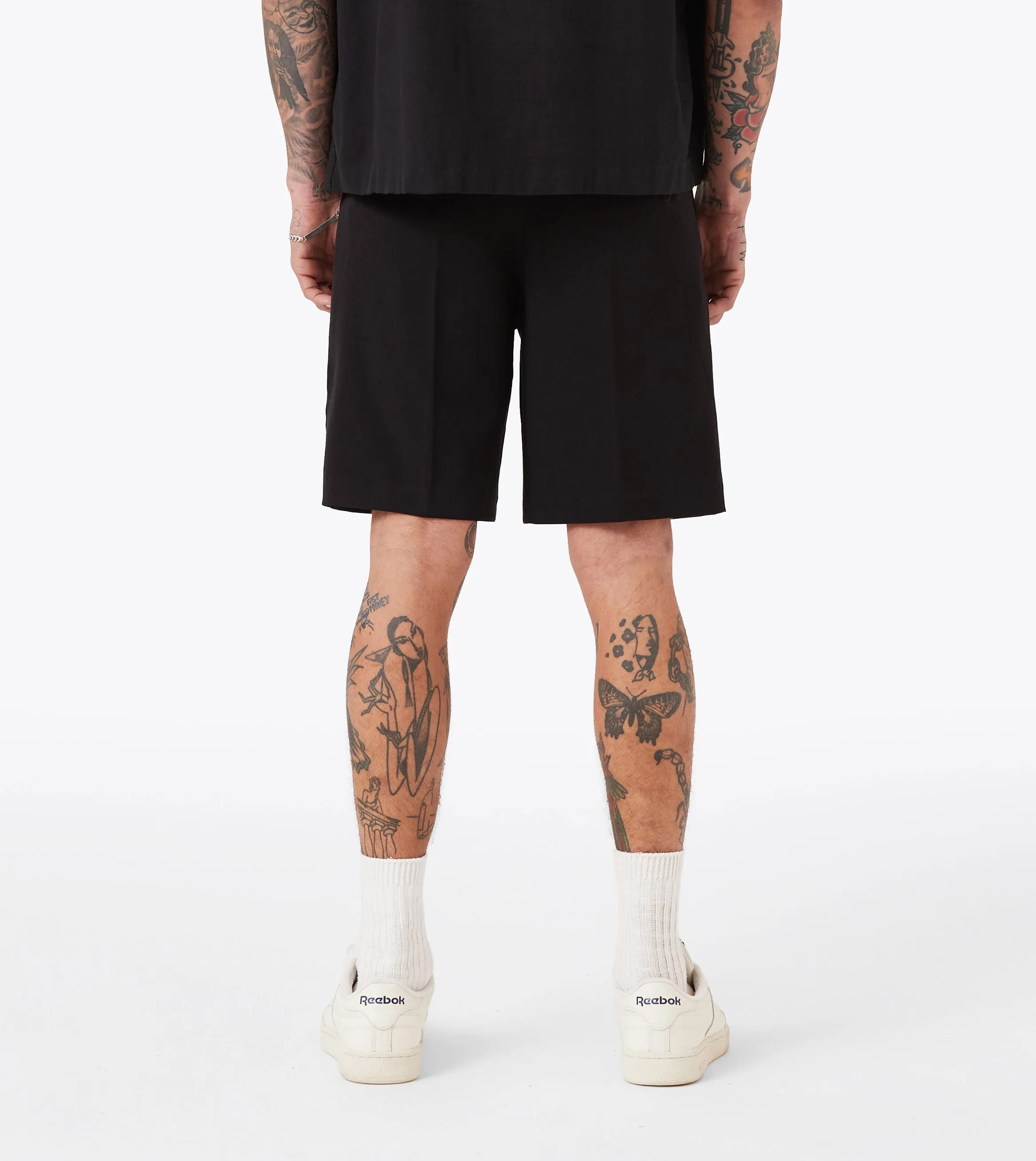 Herringbone Flow Short Black