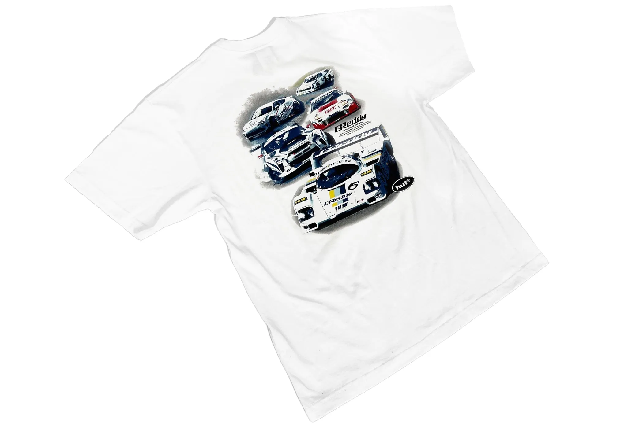 HUF x GReddy Racing Team S/S Tee - White