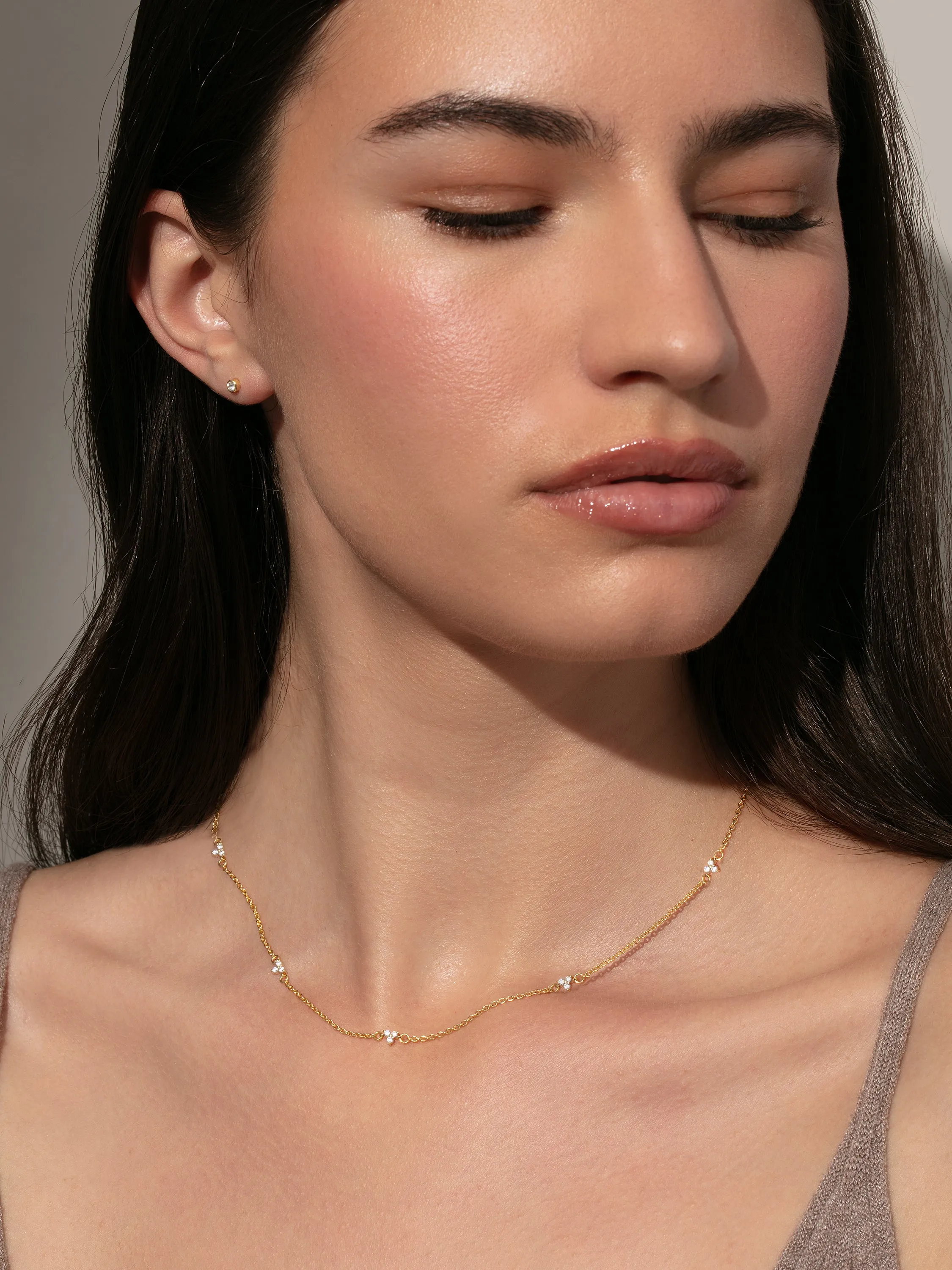 In Bloom Dainty Chain Necklace