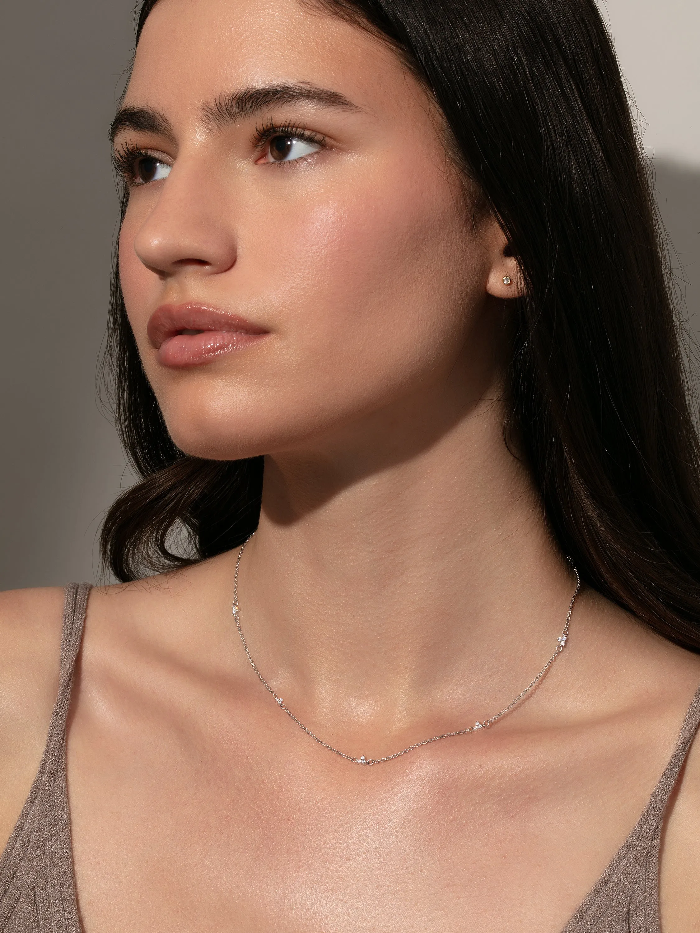 In Bloom Dainty Chain Necklace