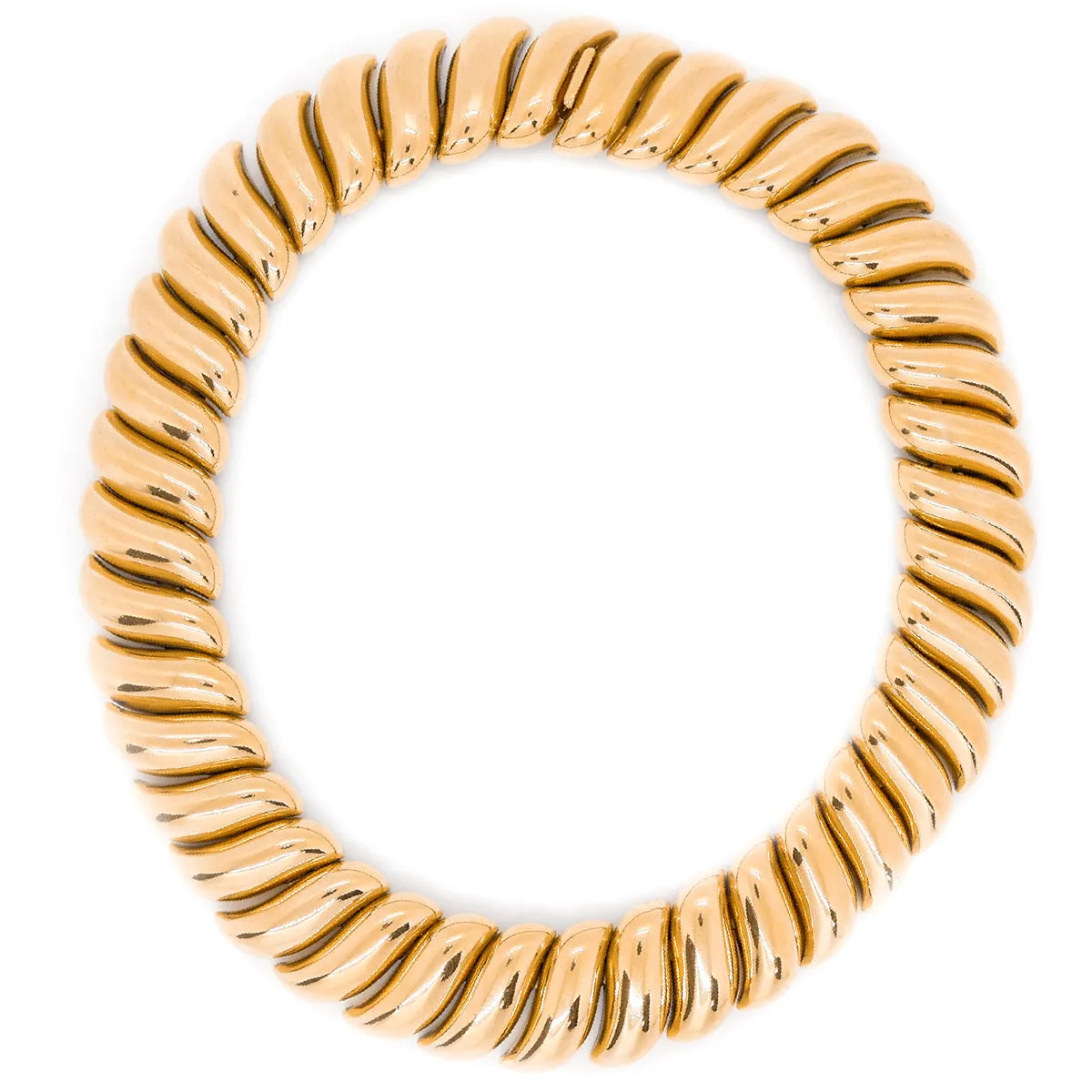 Large Gold Link Necklace