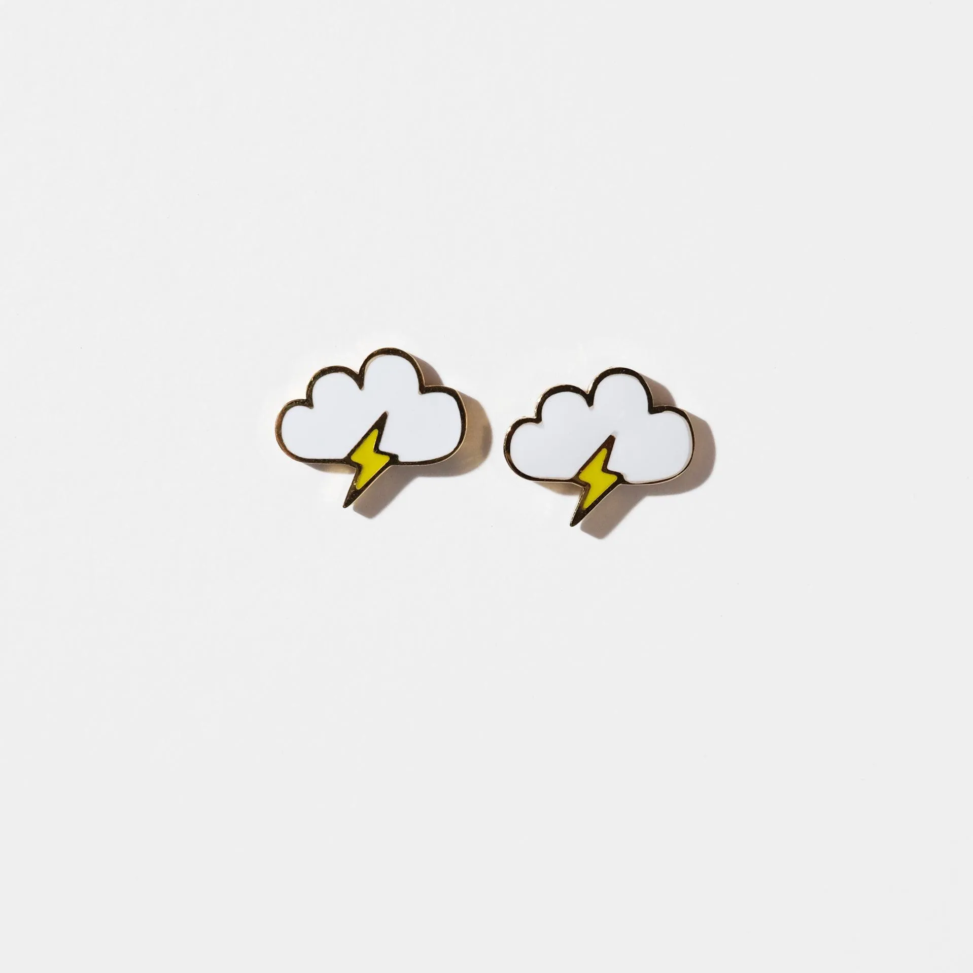 Lightning Cloud Stud Earrings