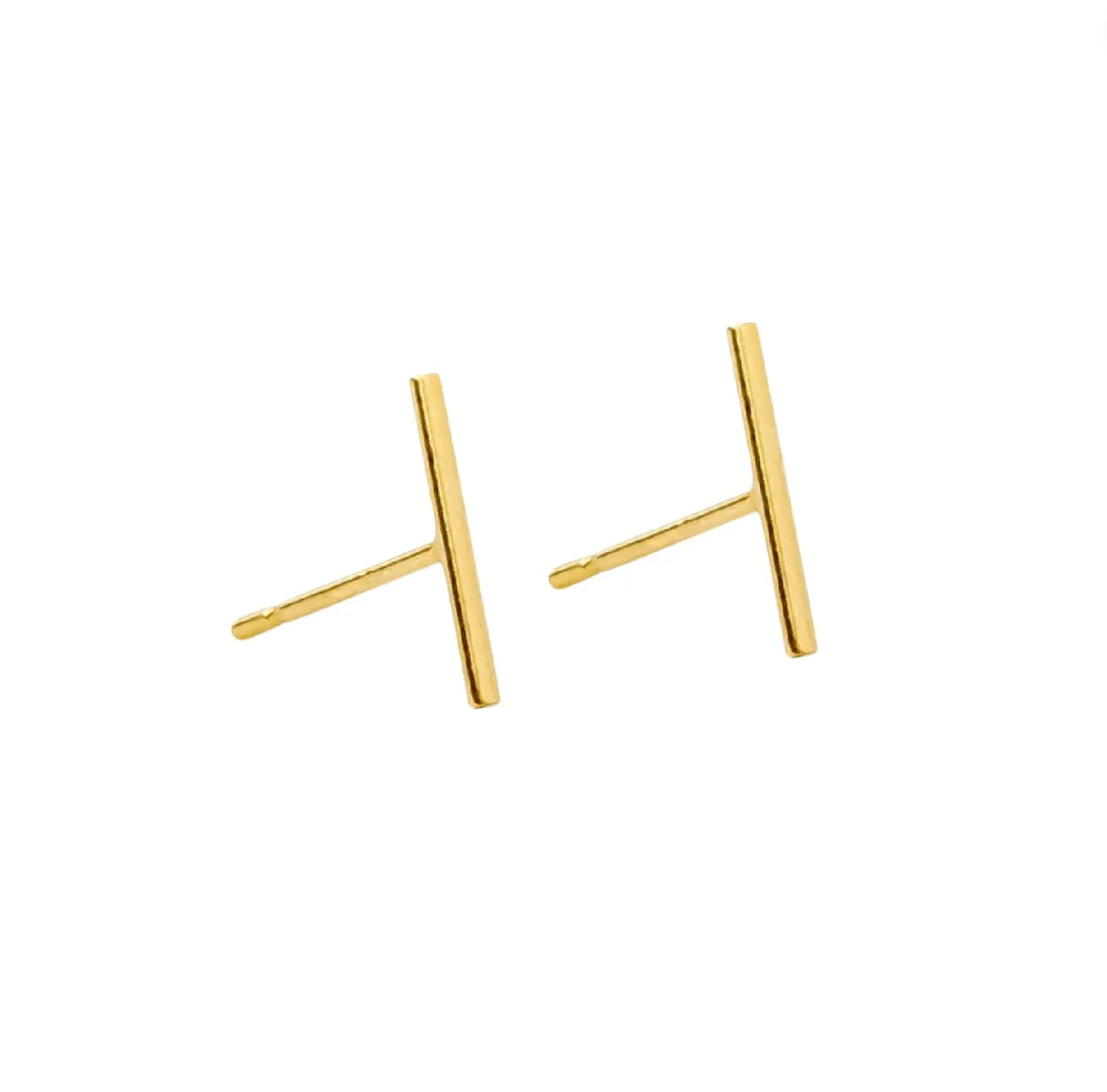 Long Bar Stud Earrings