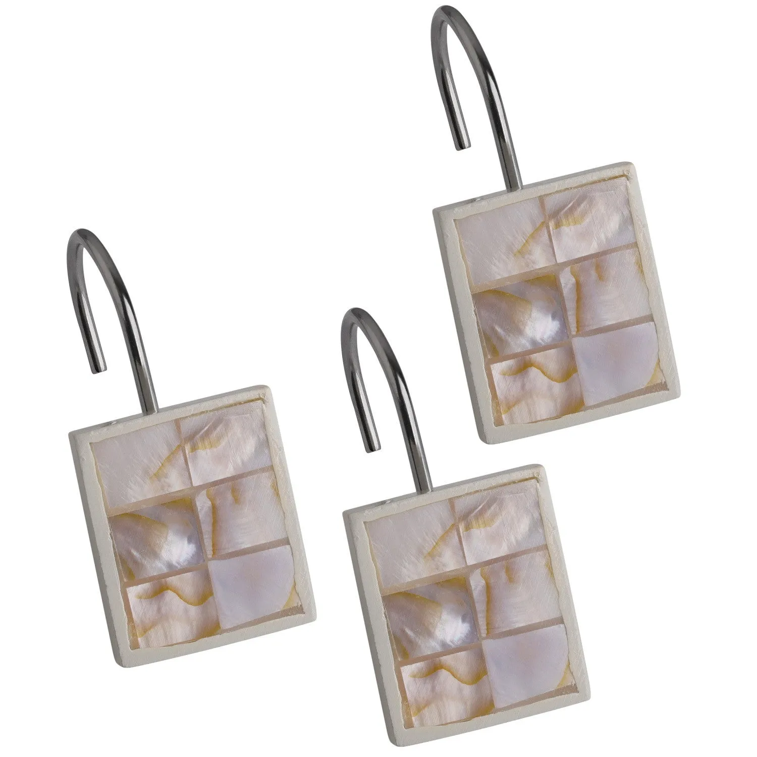 Milano 12 Shower Curtain Hooks (Wholesale)