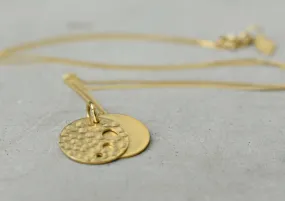 Mini Round n Rounder Gold Necklace