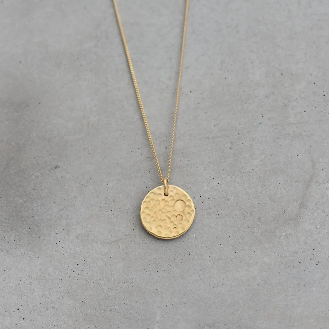 Mini Round n Rounder Gold Necklace